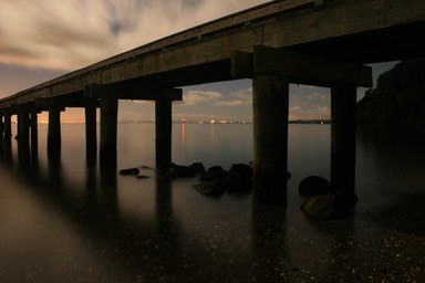  Night time at Cornwallis Wharf